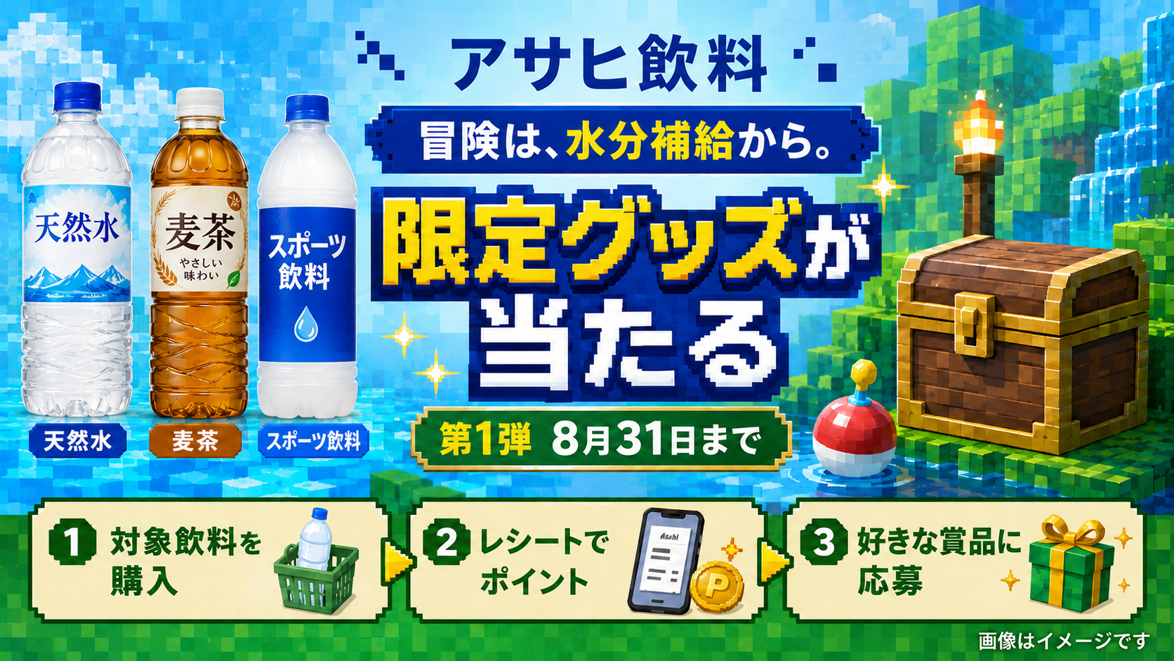 第1弾 アサヒ飲料購入で限定グッズ・えらべるPayが当たる 8月31日まで